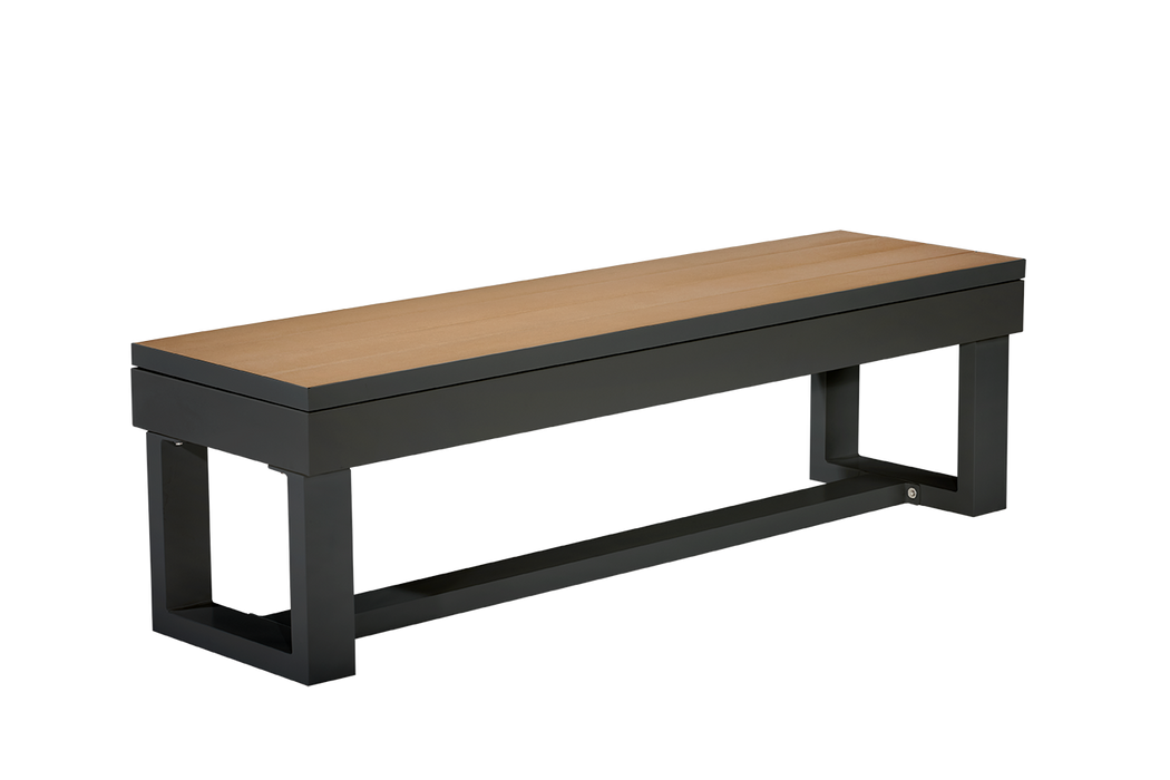 American Heritage Lanai - Obsidian Black 8' Outdoor Pool Table