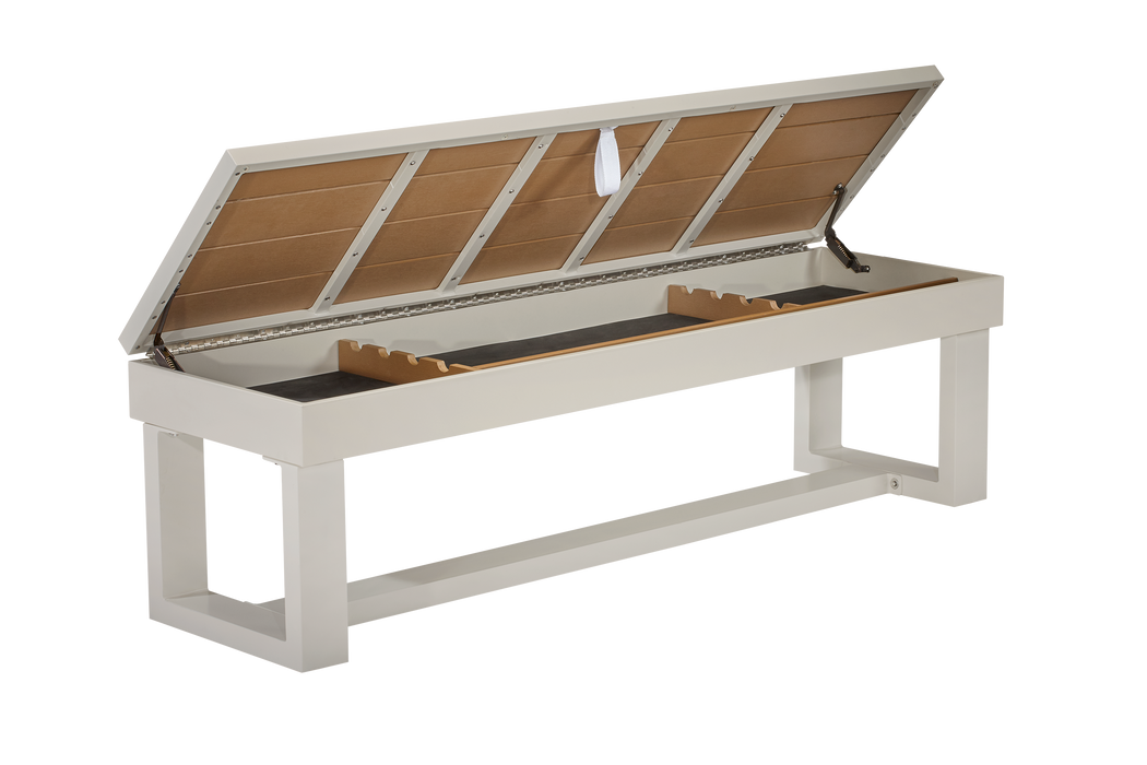 American Heritage Lanai - Oyster Grey 8' Outdoor Pool Table