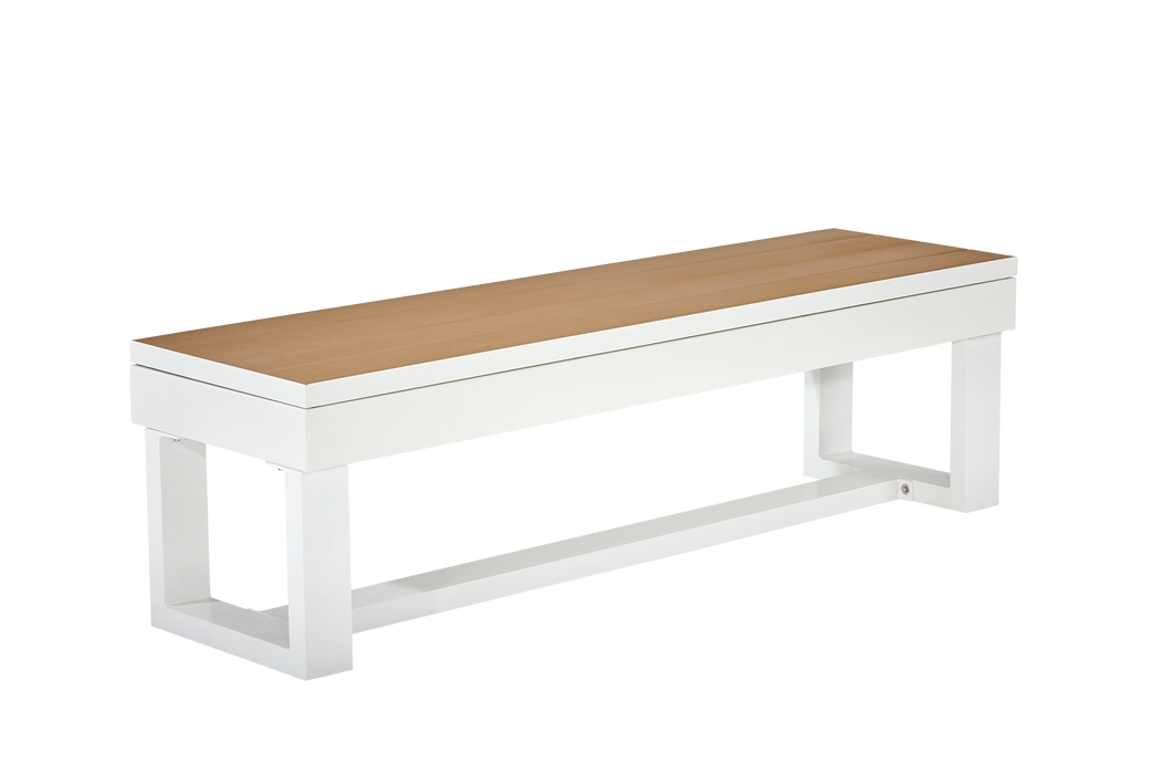 American Heritage Lanai - Pearl White 8' Outdoor Pool Table