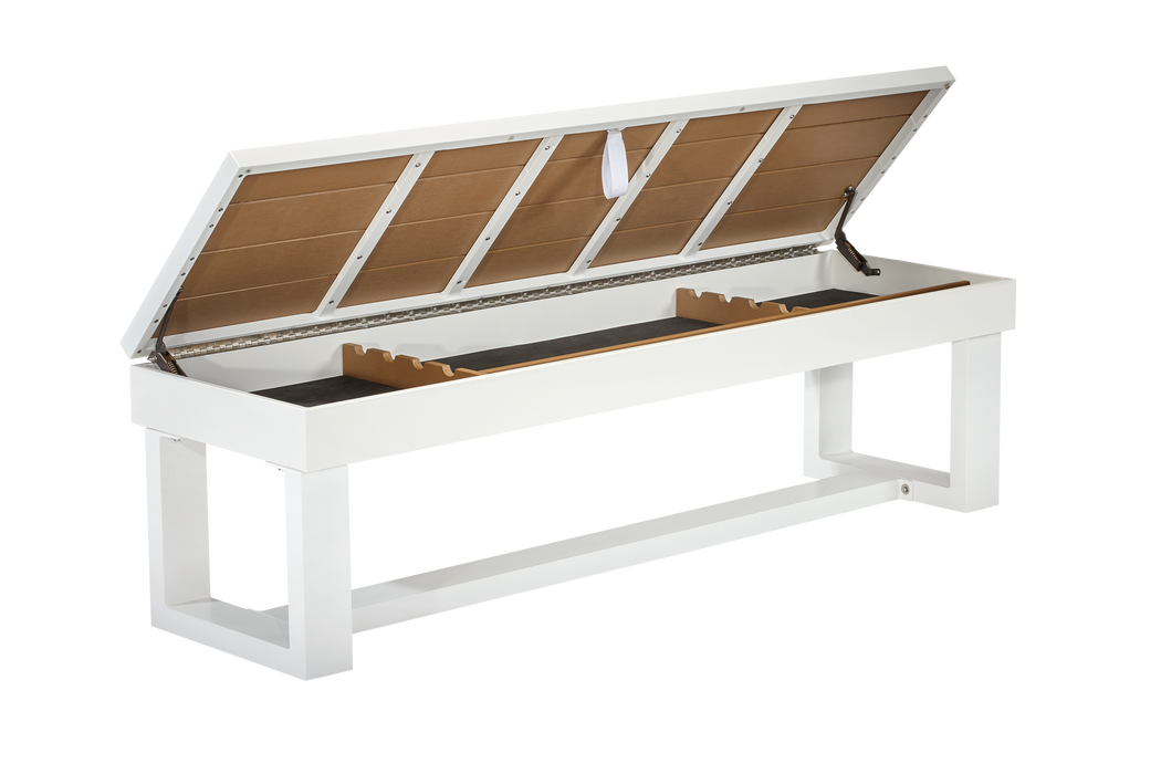 American Heritage Lanai - Pearl White 8' Outdoor Pool Table