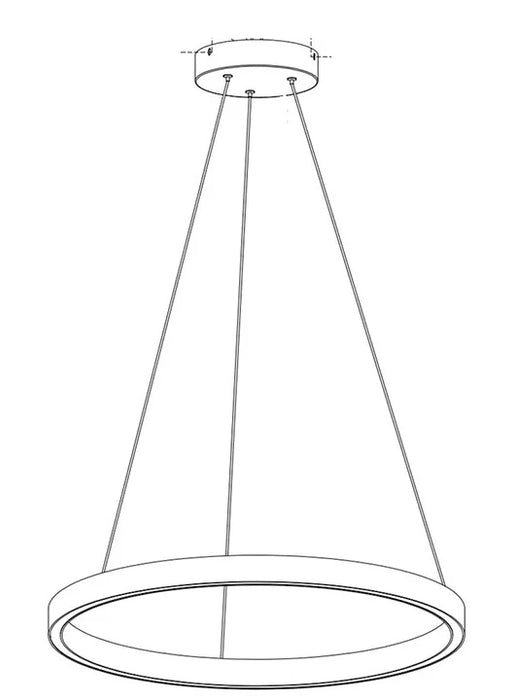 Ram Gameroom 24" Circular LED Pendant Light