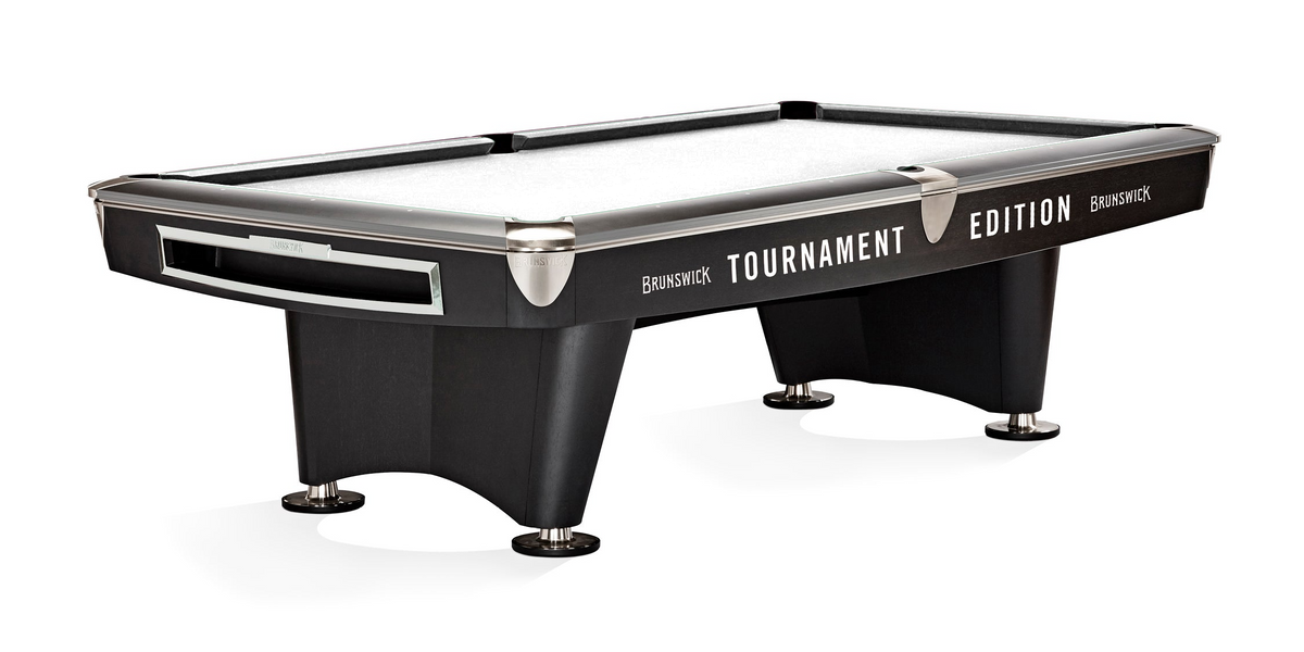 Brunswick Gold Crown VI 9' Tournament Matte Black — Billiards.com, Inc