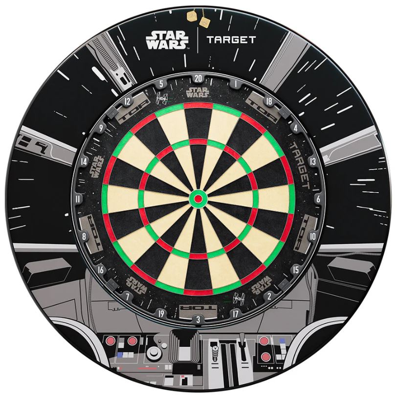 Target Star Wars Millennium Falcon Tor Steel Tip Dartboard And