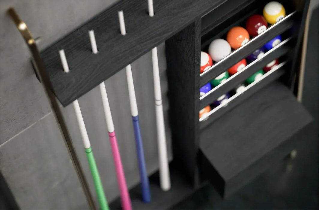 Prohibition Billiards Leaning Accessory Rack — Billiards.com, Inc