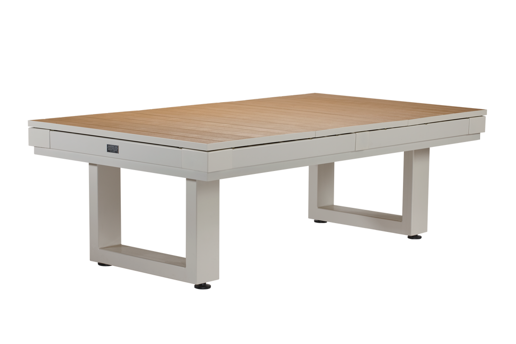 American Heritage Lanai - Oyster Grey 8' Outdoor Pool Table