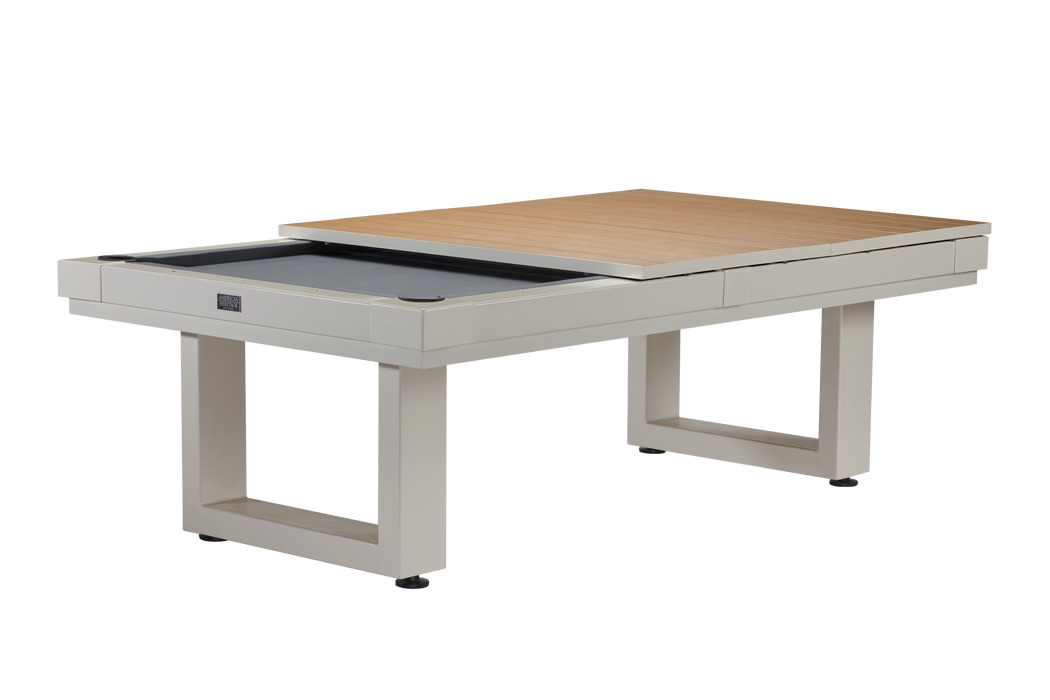 American Heritage Lanai - Oyster Grey 8' Outdoor Pool Table