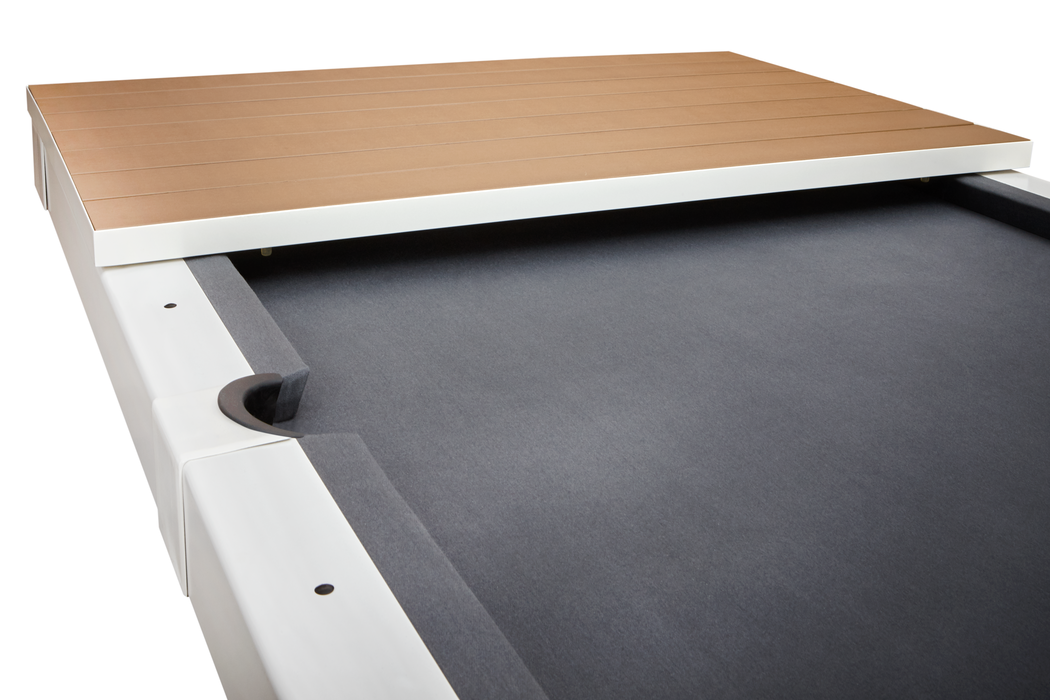 American Heritage Lanai - Pearl White 8' Outdoor Pool Table