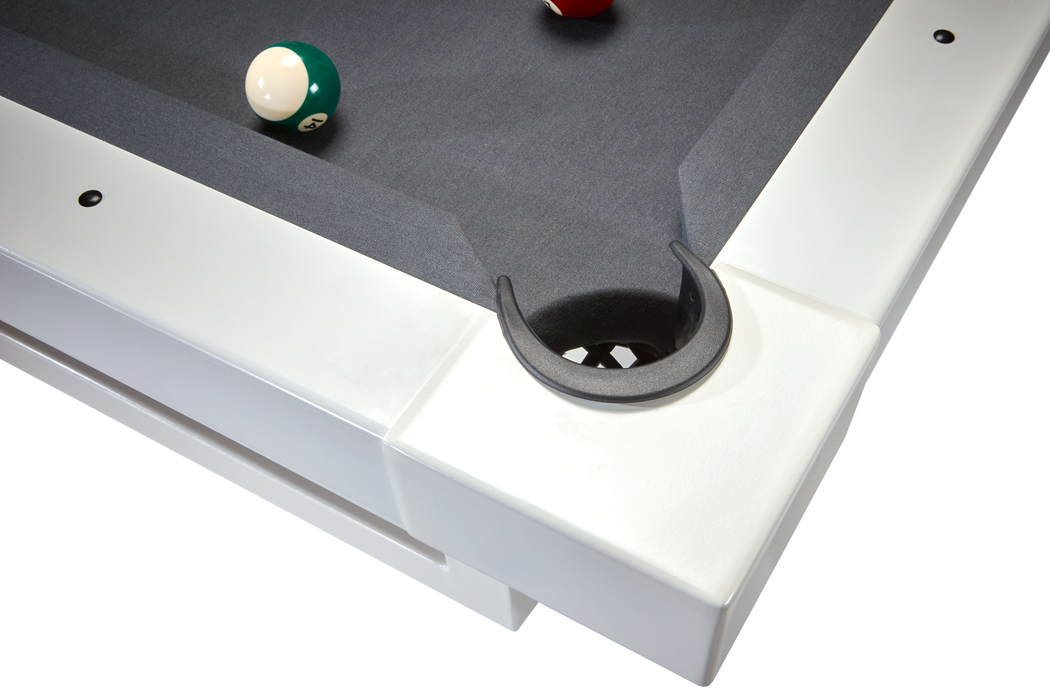 American Heritage Lanai - Pearl White 8' Outdoor Pool Table