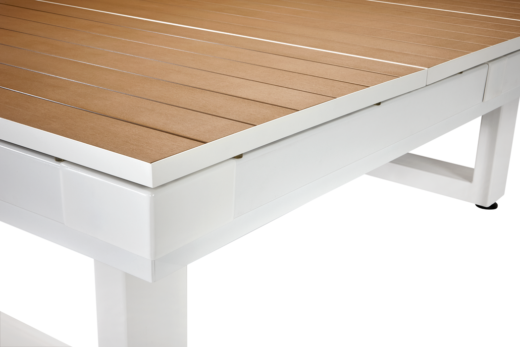 American Heritage Lanai - Pearl White 8' Outdoor Pool Table