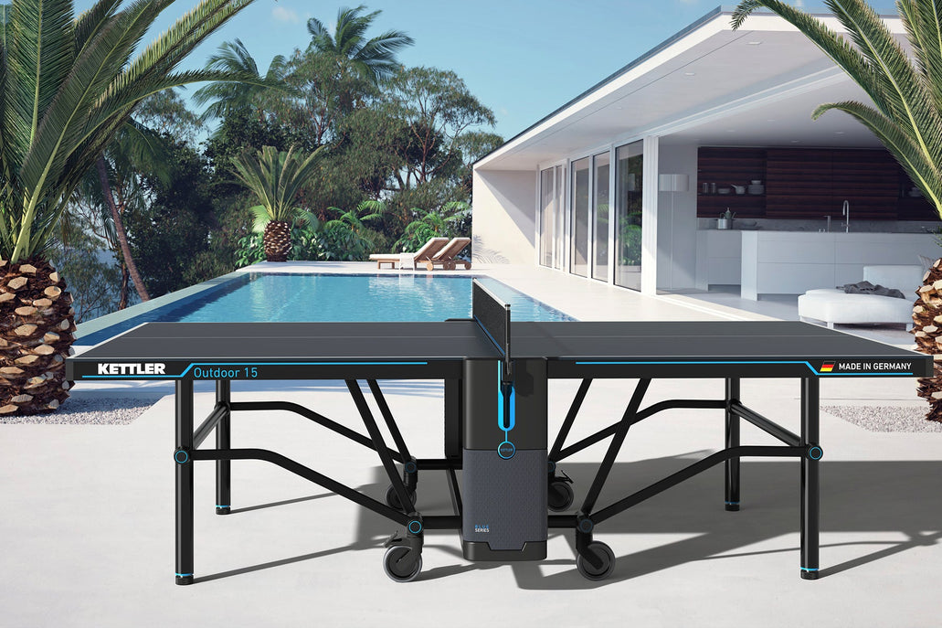 kettler classic outdoor 4 Outdoor 15 Table Tennis Table 4-Player Bundle — Billiards.com, Inc