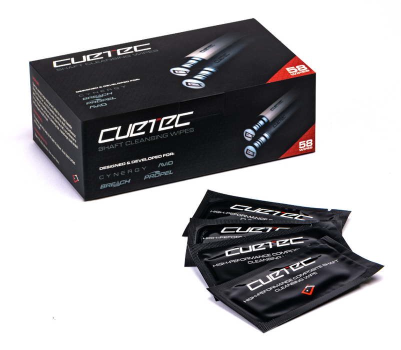 Cuetec Cynergy Shaft Wipes - 58ct Box — Billiards.com, Inc Cuetec Cynergy Shaft Wipes - 58ct Box — Billiards.com, Inc