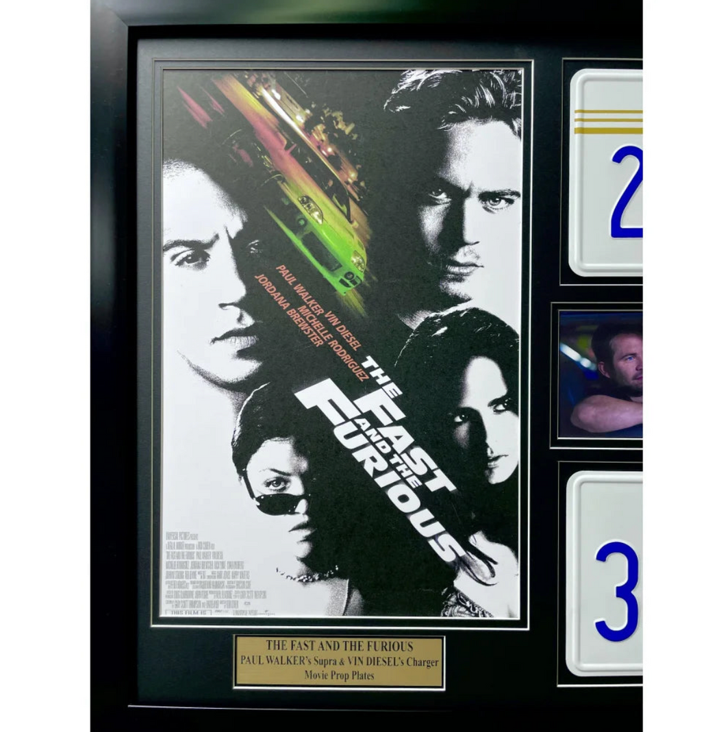 License Plate Download Close-up Image Of Paul Walker Wallpaper