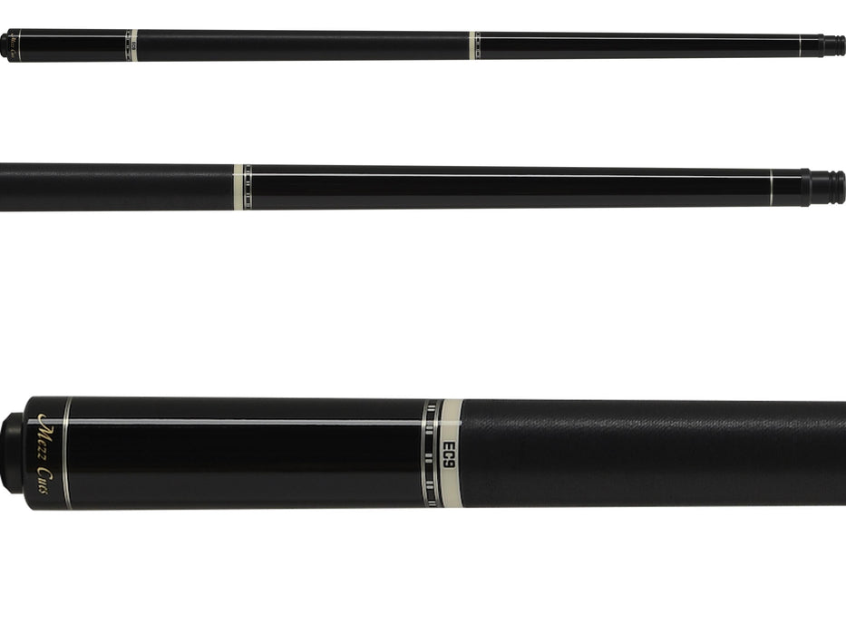 Mezz ZZEC9K Black Stained Wood w/ Linen Wrap