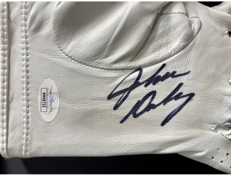 John Daly Signed & Game Played / Worn Golf Glove Framed JSA COA Autograph Cigarette Photo