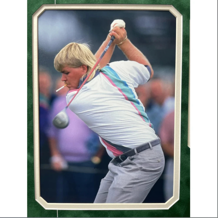 John Daly Signed & Game Played / Worn Golf Glove Framed JSA COA Autograph Cigarette Photo