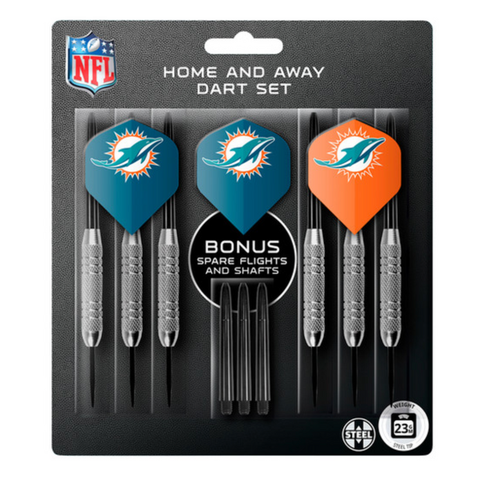 Officially Licensed NFL Steel Tip Combo Dart Set