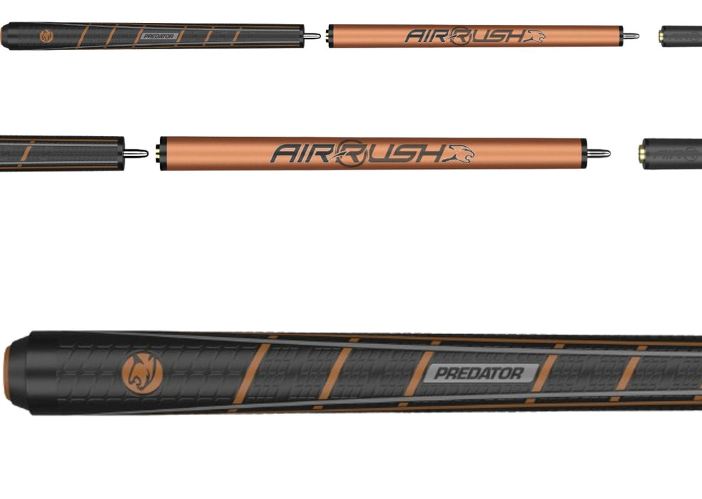 Predator Air Rush Tiger Eye Jump Cue - Sport Wrap