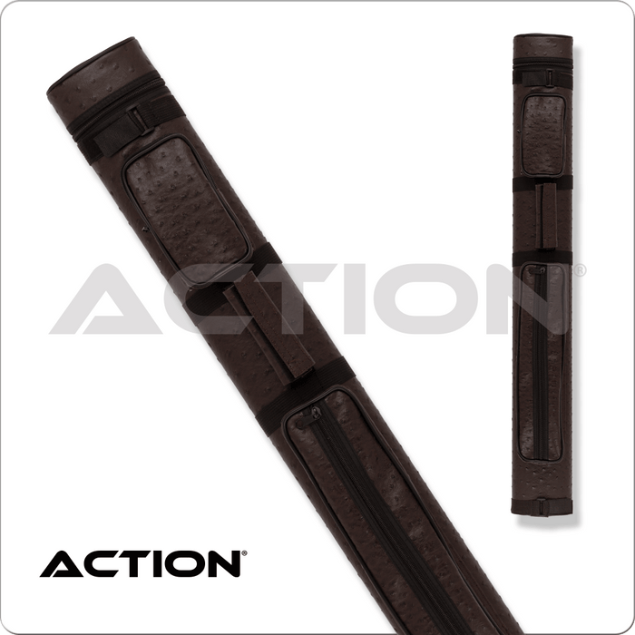 Action AC22 2x2 Hard Cue Case - Dark Brown