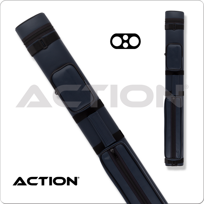 Action AC22 2x2 Hard Cue Case - Blue