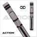 Action AC22 2x2 Hard Cue Case - Light Grey