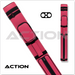 Action AC22 2x2 Hard Cue Case - Pink