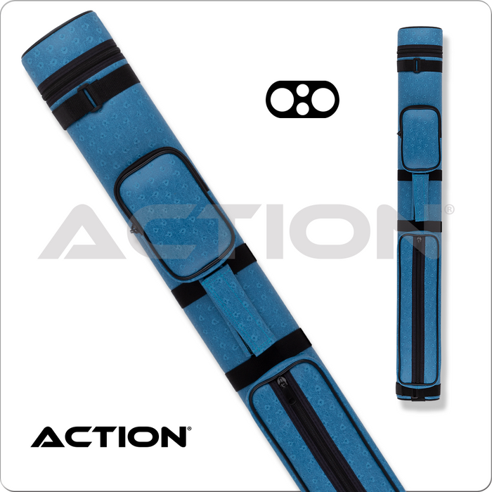 Action AC22 2x2 Hard Cue Case - Royal