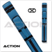 Action AC22 2x2 Hard Cue Case - Royal