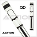 Action AC22 2x2 Hard Cue Case - White