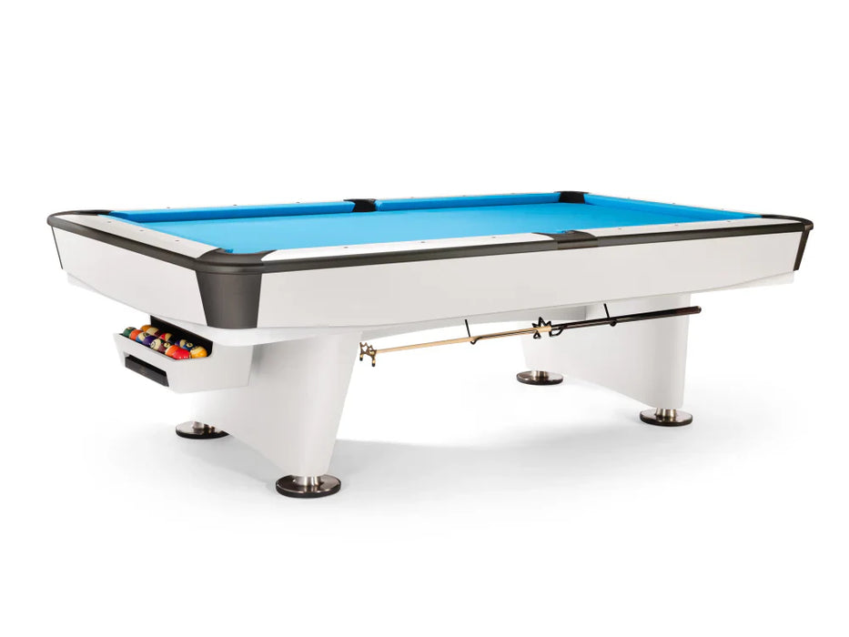 Gold Crown VII 8' Pool Table - Modern White