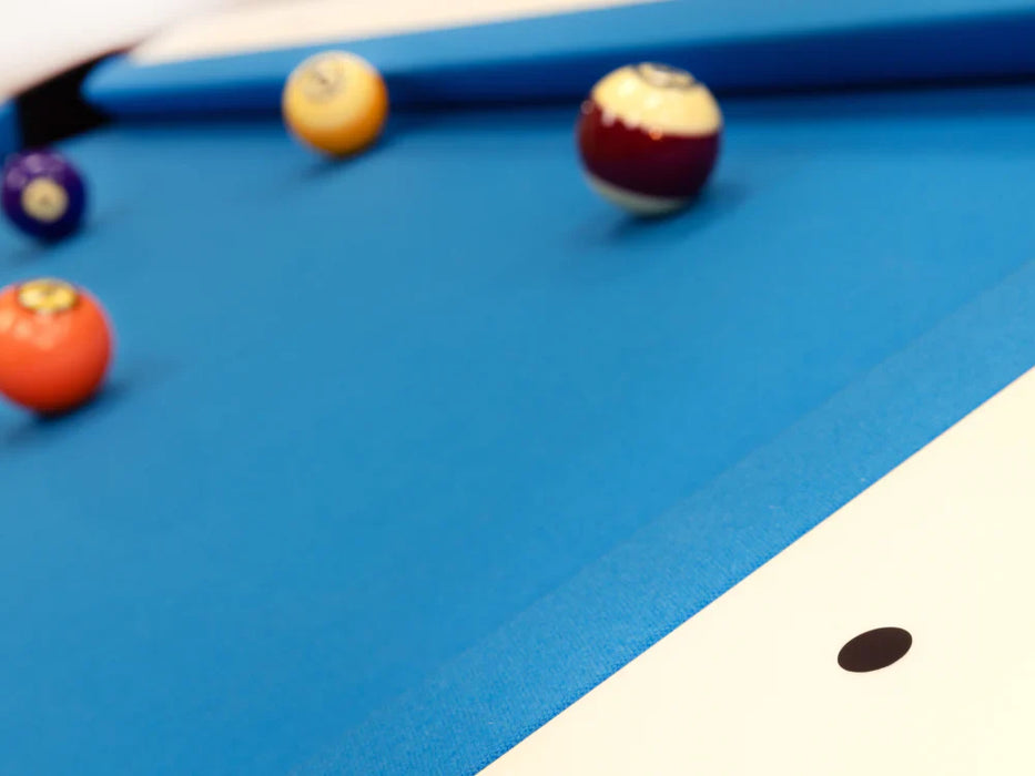 Gold Crown VII 8' Pool Table - Modern White