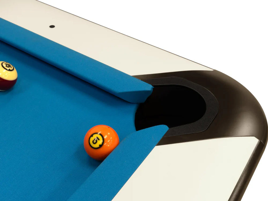 Gold Crown VII 9' Pool Table - Modern White