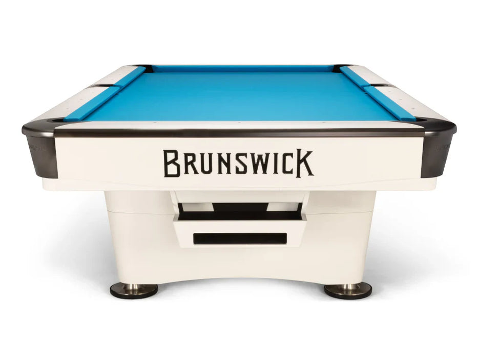 Gold Crown VII 9' Pool Table - Modern White