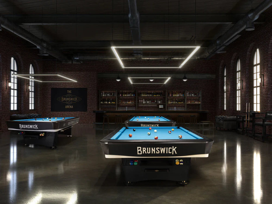 Gold Crown VII 9' Pool Table - Tournament Black