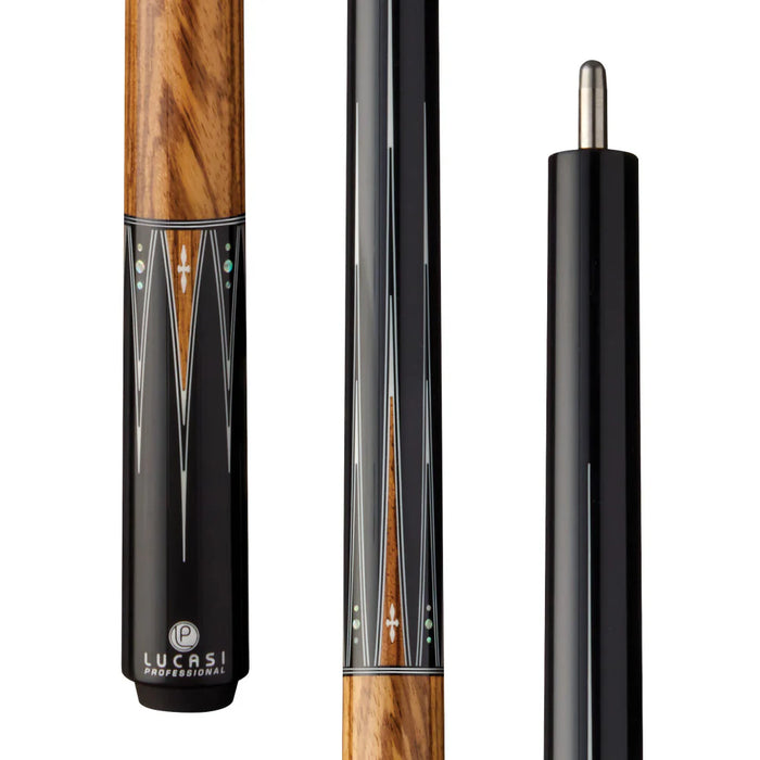 Lucasi Pro OD Series - Zebrawood Cue Butt Only