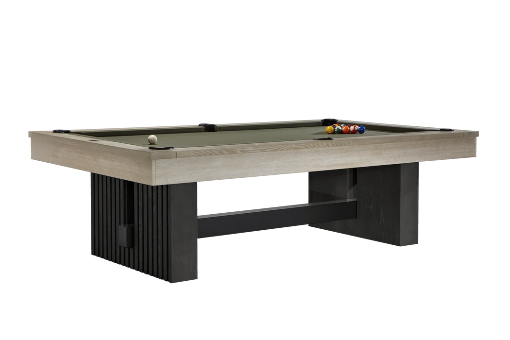 Vancouver 8' Pool Table - Natural Ash & Black Ash