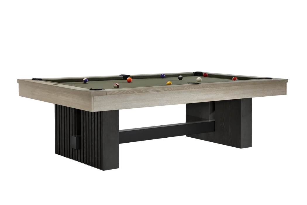 Vancouver 8' Pool Table - Natural Ash & Black Ash