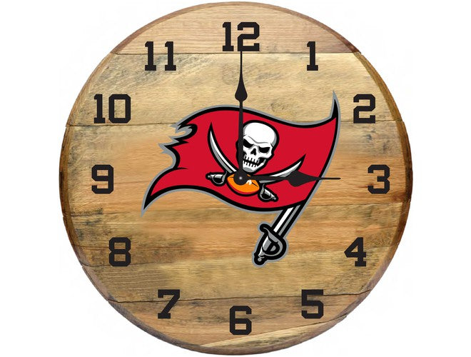 Imperial USA Officially Licensed NFL Oak Barrel Clock