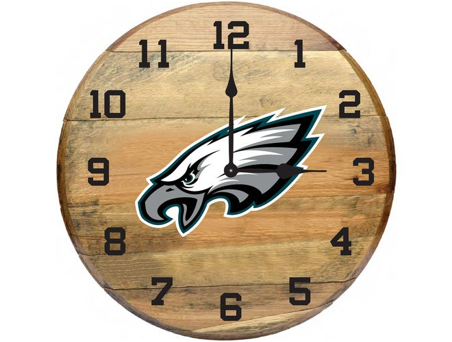 Imperial USA Officially Licensed NFL Oak Barrel Clock