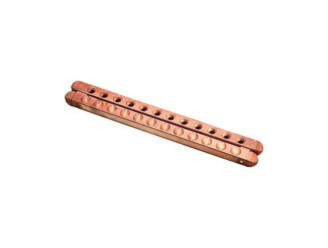 Billiards.com Two Piece Wall Rack for 12 Cues with holes