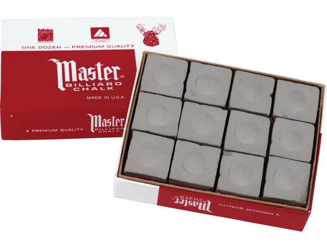 Gesso Per Stecca Da Biliardo Master - 12 Cubi, Nero, Professional Grade, Made In USA - Foto 10