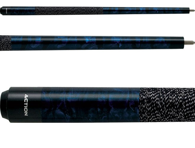 ACTION　プレイキュー Action Kid's 52 Inch Marble Blue — Billiards.com, Inc