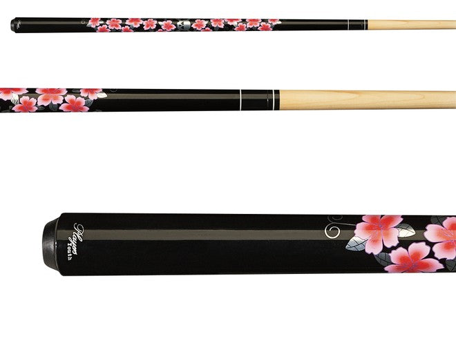 Players 52" Cherry Blossom Skull Pool Cue